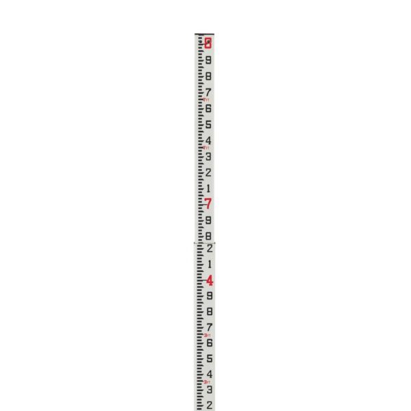 AdirPro 8 ft. Fiberglass Grade Rod with 10ths Scale