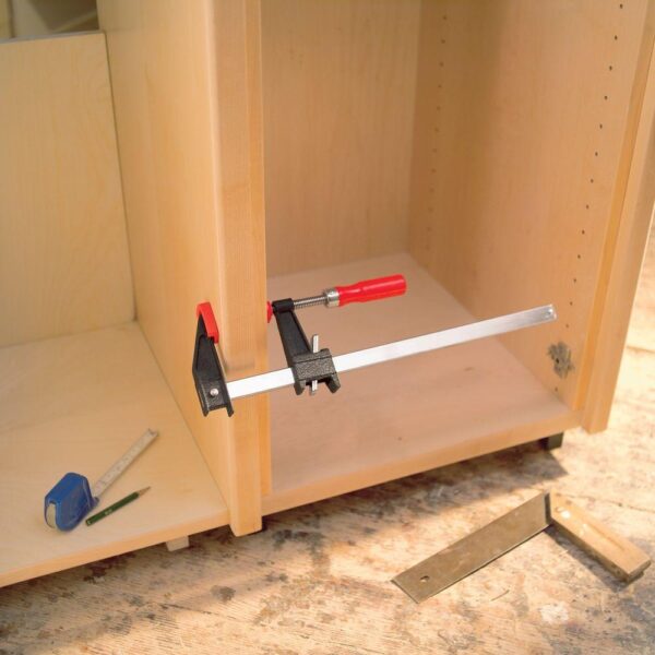 BESSEY 6 in. Clutch Style Bar Clamp with Wood Handle and 2-1/2 in. Throat Depth