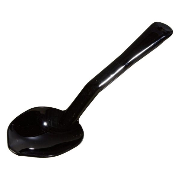 Carlisle Polycarbonate Black Serving Spoon Set of 12