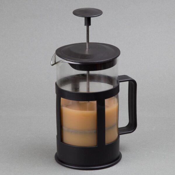 Creative Home 1000 ml (34 oz.) 4 Cups Glass French Press Coffee Plunger Tea Maker for loose tea leaves or coffee, Black