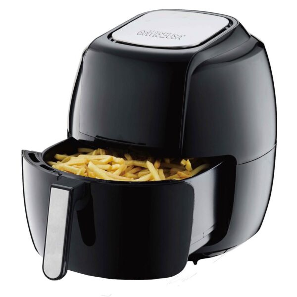GoWISE USA 8-in-1 7.0 Qt. Black Electric Air Fryer with Recipe Book