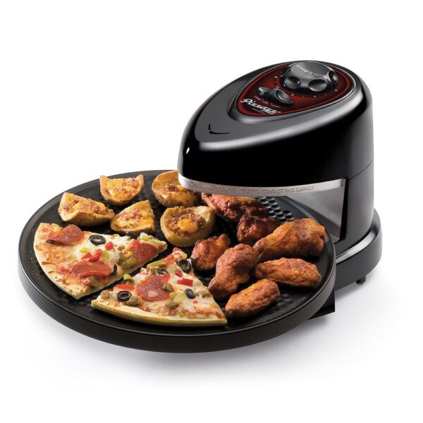 Presto Pizzazz Plus Rotating Pizza Oven 1235 Watts with Built-In Timer