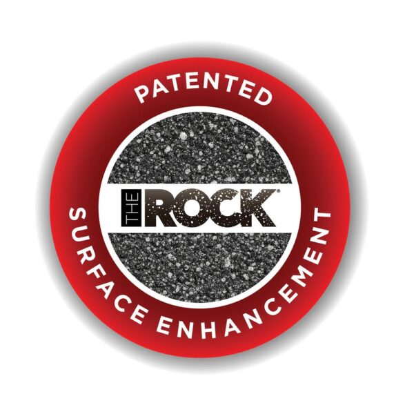 Starfrit Rock 9.5 in. Fry Pan with Bakelite Handle in Black