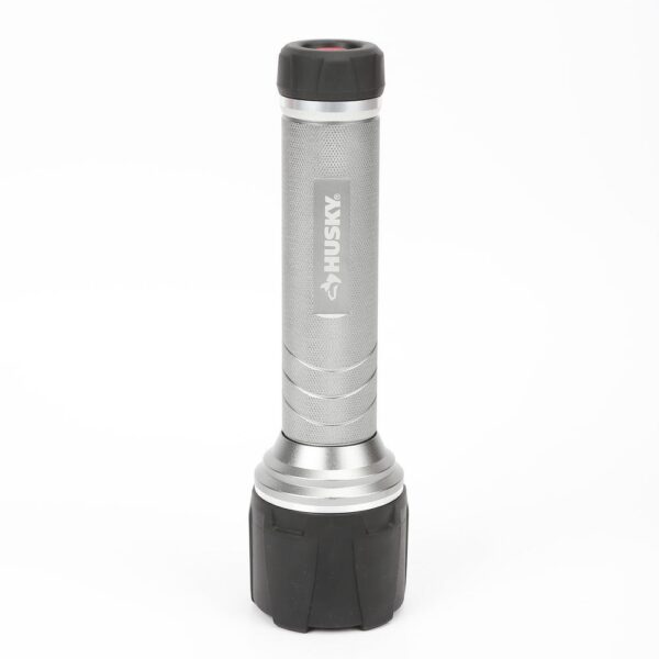 Husky 500 Lumens LED Aluminum Dual Beam Unbreakable Flashlight