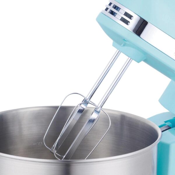 Brentwood Appliances 3 Qt. 5-Speed Blue with Stainless Steel Mixing Bowl Stand Mixer