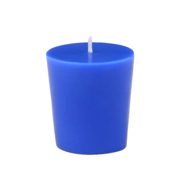 Zest Candle 1.75 in. Blue Votive Candles (12-Box)