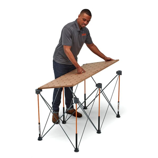 BORA Centipede 24 in. x 48 in. Workbench Top for Sawhorse with 3/4 in. Dog Holes