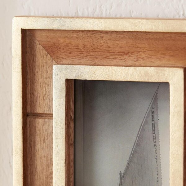 Home Decorators Collection Home Decorators Collection Natural Wood and Gold Gallery Wall Picture Frames (Set of 7)