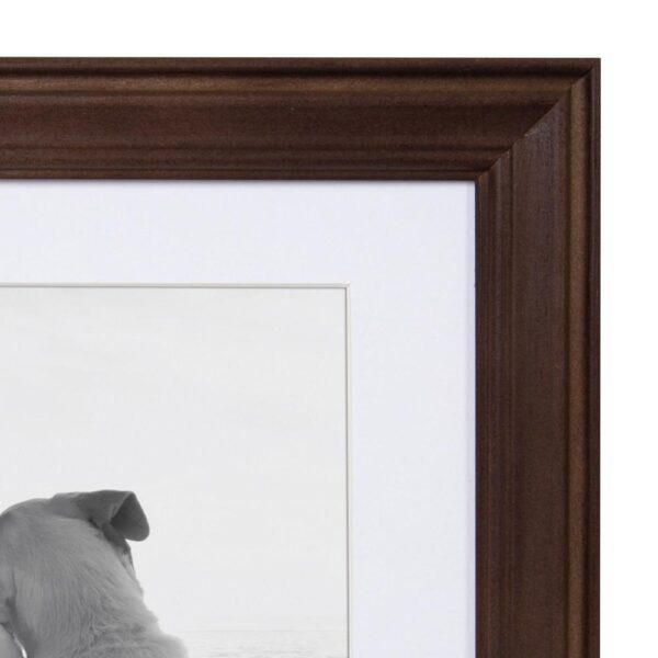Kate and Laurel Bordeaux Brown Picture Frame (Set of 10)