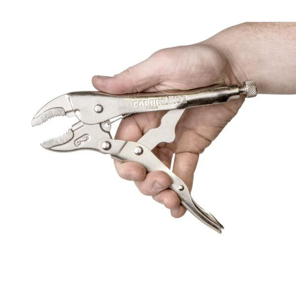 Capri Tools Klinge 5 in. Curved Jaw Locking Pliers with Wire Cutter