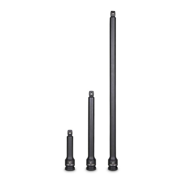 Capri Tools 3/8 in. Drive 3, 6, 12 in. Wobble Impact Extension Bar Set (3-Piece)