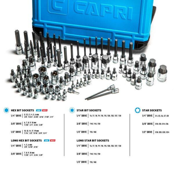 Capri Tools Master Bit Socket Set (88-Piece)