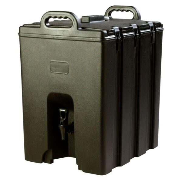 Carlisle Insulated 10 gal. Beverage Server with Nylon Latch in Black