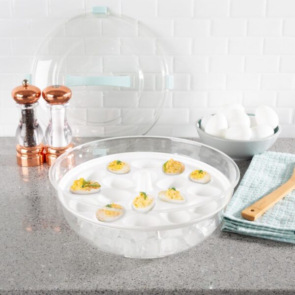 Classic Cuisine 4-in-1 Cold Appetizer Chilled Serving Tray