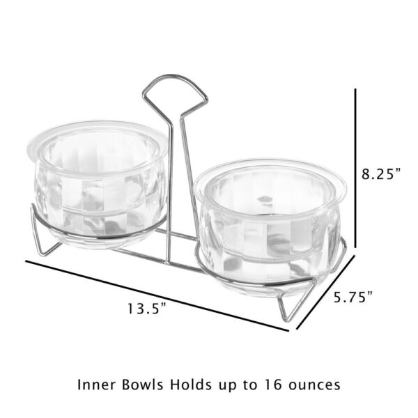 Classic Cuisine Cold Dip Serving Bowls (2-Pack)