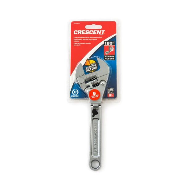 Crescent 8 in. Ratcheting Flex Adjustable Wrench