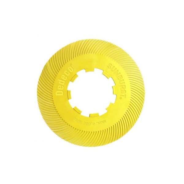 Dedeco Sunburst 7-5/8 in. x 1 in. 80-Grit TC Radial Discs Coarse Arbor Thermoplastic Cleaning and Polishing Tool (70-Pack)