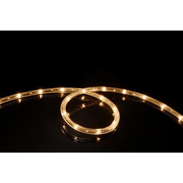 DEERPORT DECOR 16 ft. Soft White All Occasion Indoor Outdoor LED Rope Light 360Directional Shine Decoration