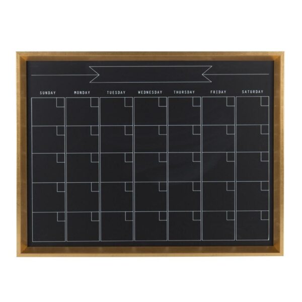 DesignOvation Calter Monthly Chalkboard Calendar Memo Board