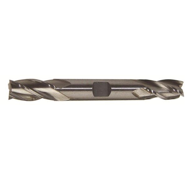 Drill America 1/4 in. x 3/8 in. Shank High Speed Steel Double End Mill Specialty Bit with 4-Flute