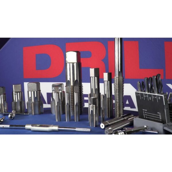 Drill America #3-56 High Speed Steel Tap and #45 Drill Bit Set (2-Piece)
