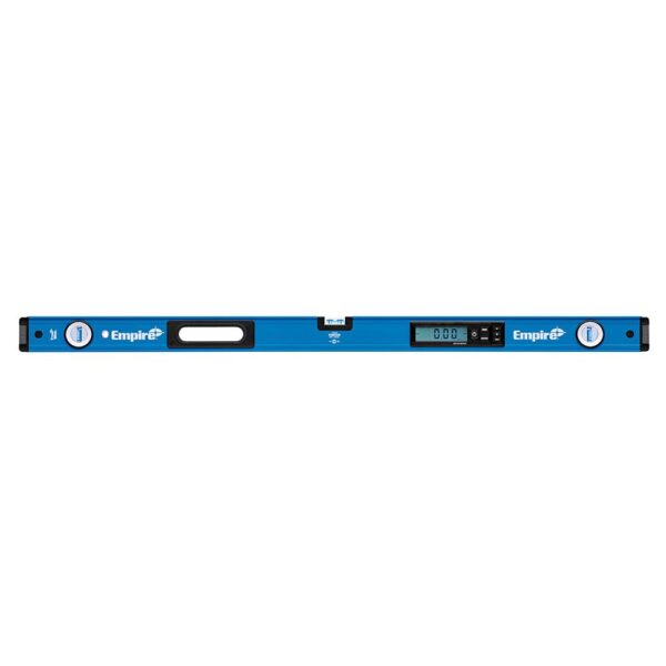 Empire 48 in. Digital Box Level with Case and 8 in. Magnetic Torpedo Level and Rafter Square in True Blue