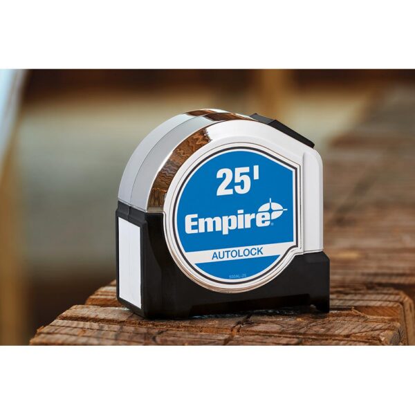 Empire 25 ft. Chrome Auto Lock Tape Measure (2-Pack)