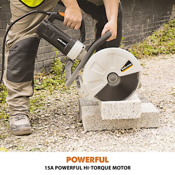 Evolution Power Tools 15 Amp 12 in. Corded Portable Concrete Saw