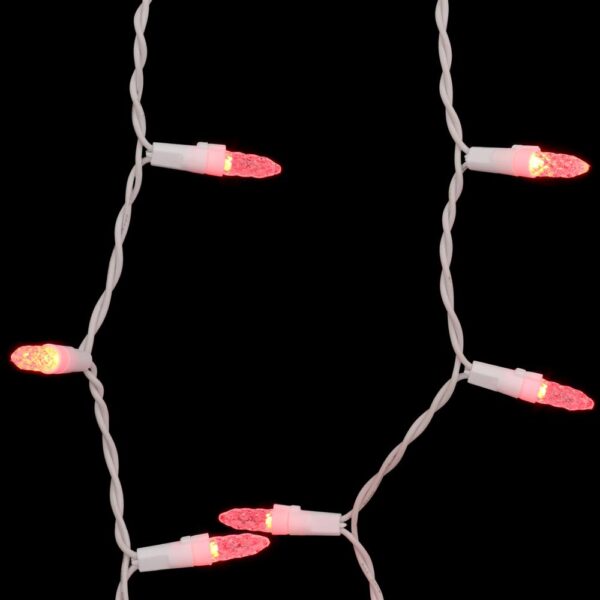 GE Color Effects 6.3 ft.100-Light RF Controlled Light Show 8 mm Faceted Icicle Light Set