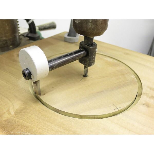 General Tools Adjustable Wheel and Circle Hole Cutter for use with drill press