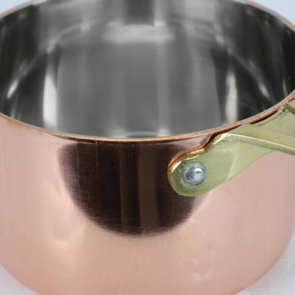 Gibson Home Rembrandt 1 qt. Aluminum Sauce Pan in Copper