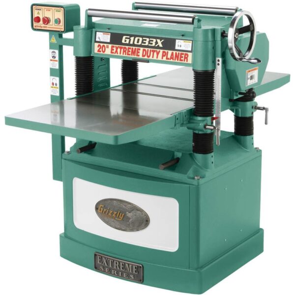 Grizzly Industrial 5 HP Helical Cutterhead Planer