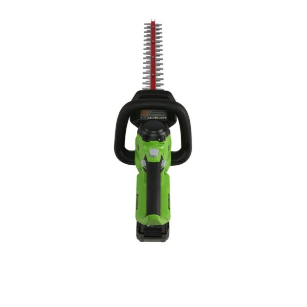 Greenworks 22 in. 24-Volt Battery Cordless Hedge Trimmer, Battery Not Included HT24B04