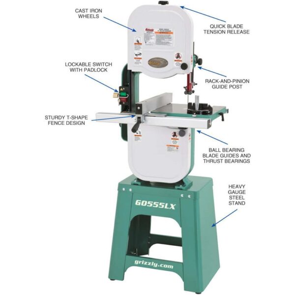 Grizzly Industrial 14" Deluxe Bandsaw