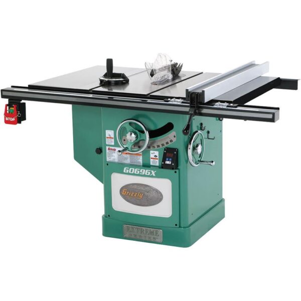 Grizzly Industrial 12 in. 5 HP 220-Volt Extreme Series Left-Tilt Table Saw
