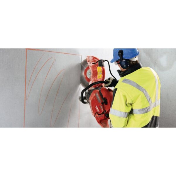Hilti DSH 700-X 70 cc 14 in. Hand Held Gas Saw with 3 Premium 14 in. Diamond Blades