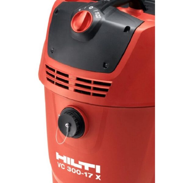 Hilti 16 ft. Hose and 300 CFM VC 300-17X Universal 17 Gal. Wet Dry Vacuum Cleaner with Auto Filter Cleaner