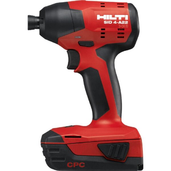 Hilti 22-Volt Lithium-Ion 1/4 in. Hex Cordless Brushless SID 4 Compact Impact Driver with 3 gear speed