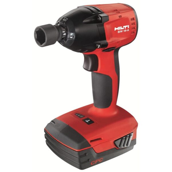 Hilti SIW 22-Volt Lithium-Ion 3/8 in. Cordless Brushless Compact Impact Wrench Kit with 2.6 Li-Ion Batteries, Charger and Bag