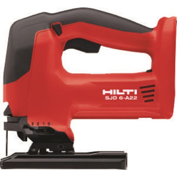 Hilti 22-Volt SJD 6-A Keyless Cordless Variable Speed Orbital Jig Saw Kit with (2) 2.6 Amp Li-Ion Batteries, Charger and Bag