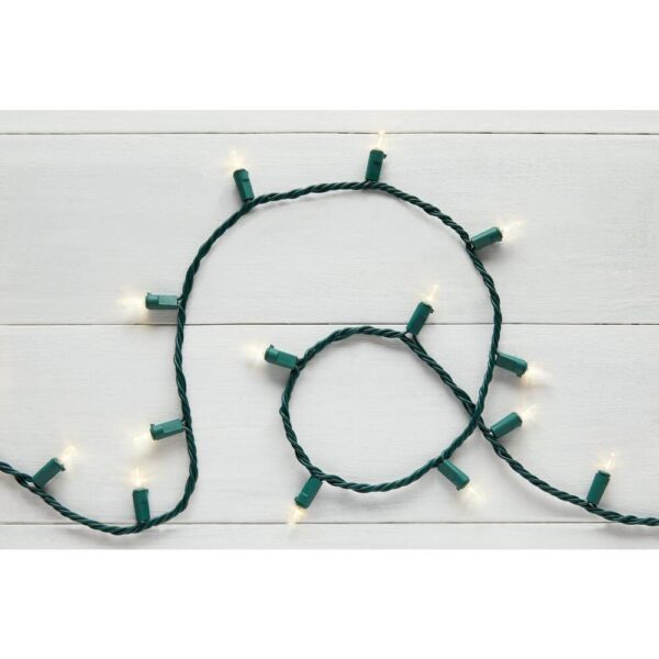 Home Accents Holiday 300-Light LED Mini Constant-On White String Lights