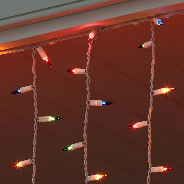 Home Accents Holiday 300 Light Multi-Color Icicle High Density Plus Heavy Duty String Light