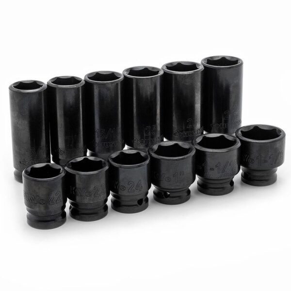 Husky 1/2 in. Drive Master Impact and Hex Bit Socket Set (78-Piece)
