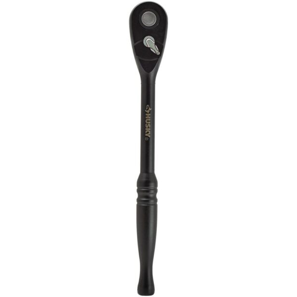 Husky 3/8 in. Drive 100-Position Low-Profile Long Handle Ratchet