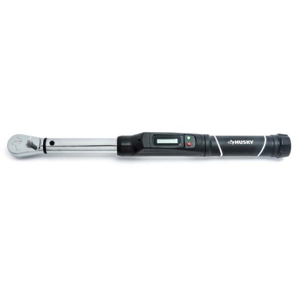 Husky 5-80 ft. lbs. 3/8 in. Drive Digital Display Click Torque Wrench