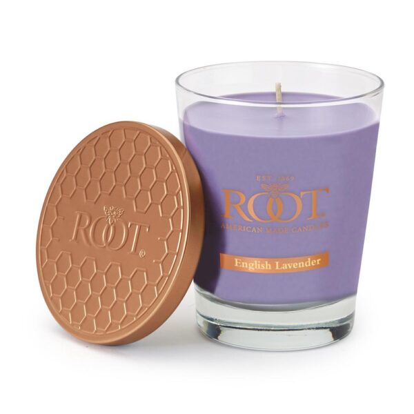 ROOT CANDLES Veriglass English Lavender Scented Filled Jar Candle