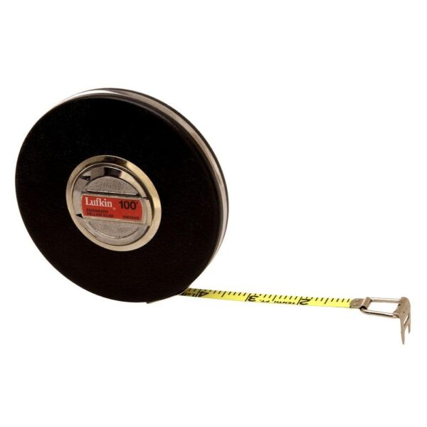 Lufkin Engineers Banner 3/8 in. x 100 ft. Yellow Clad Tape Measure