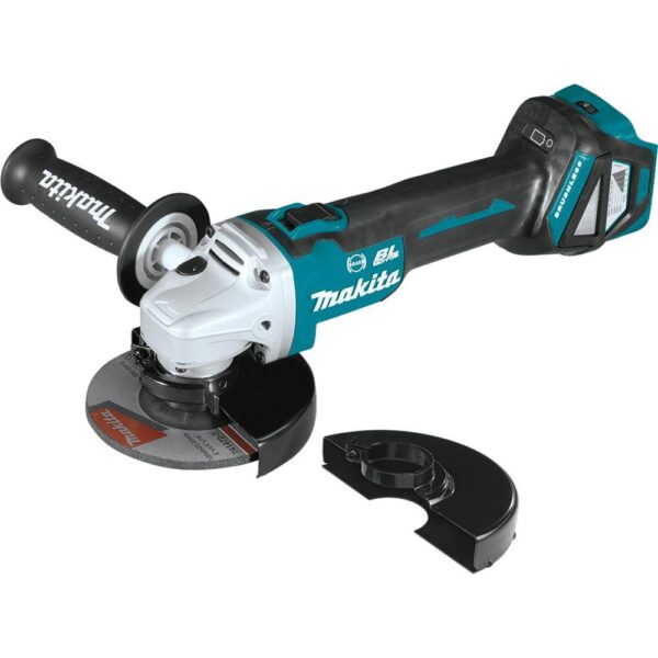 Makita 18-Volt LXT Brushless 4-1/2 in. / 5 in. Cordless Cut-Off/Angle Grinder with Electric Brake and AWS (Tool Only)
