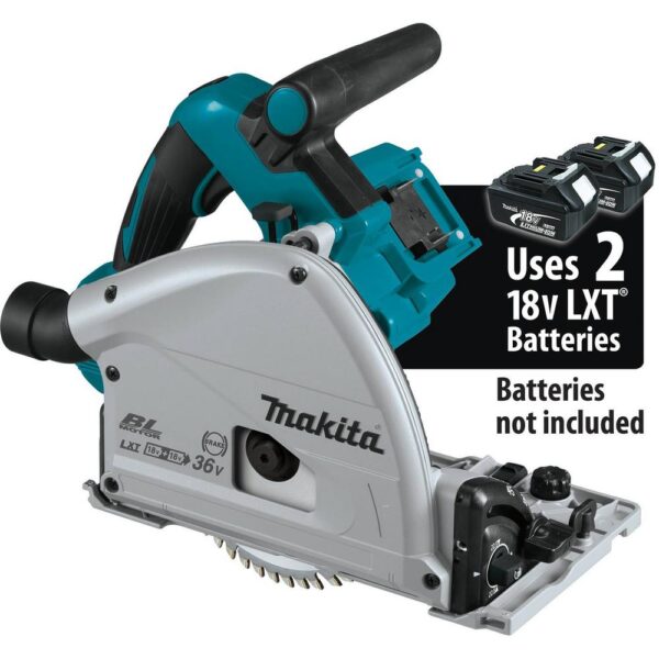 Makita 18-Volt X2 LXT Lithium-Ion (36-Volt) Brushless Cordless 6-1/2 in. Plunge Circular Saw, with AWS (Tool Only)