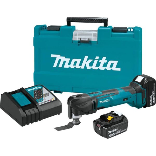 Makita 18-Volt LXT Lithium-Ion Cordless Multi-Tool Kit with bonus 18-Volt LXT Lithium-Ion High Capacity Battery Pack 5.0Ah
